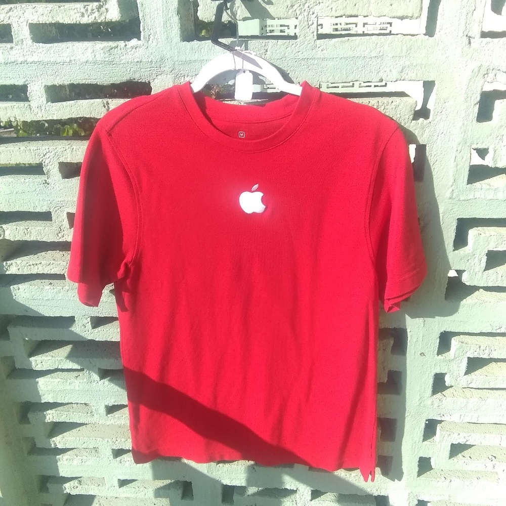 Apple store employee knit retail shirt size m